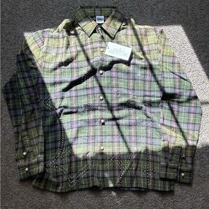 Green vale/valley dreams Button-Up Shirt